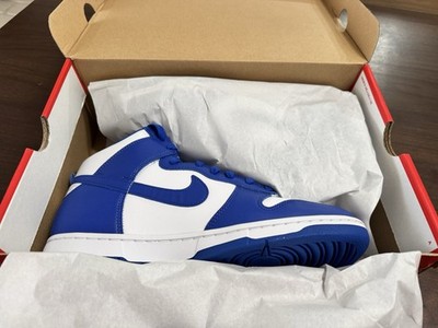 Nike Dunk Hi Retro Kentucky White/Game Royal-Total Orange DD1399-102 2021