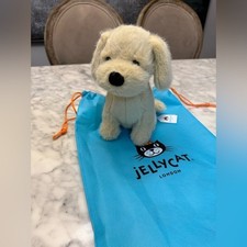 Jellycat Golden Puppy 21cm BNWT – Gentle Walking Companion + Dust Bag UK