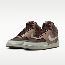Nike Court Vision Mid Next Nature DN3577-200 Baroque Brown Mink Men's Size New