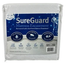 SureGuard King Size Mattress Encasement 17-20" Deep, Waterproof, Blocks Bed Bugs