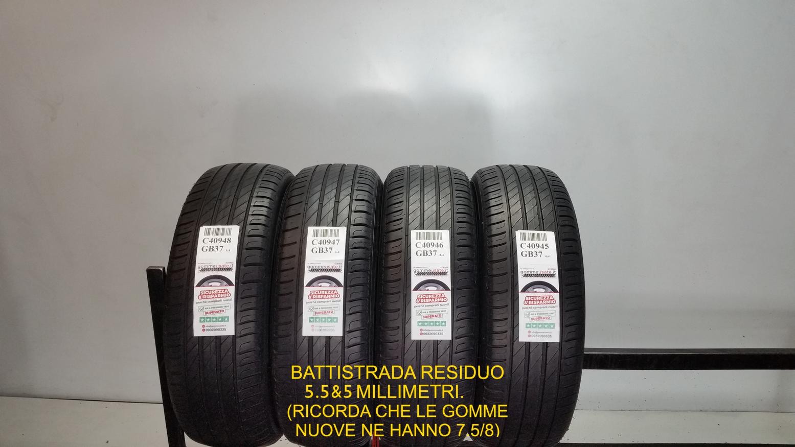 GOMME USATE 185/65R15 88H KLEBER DYNAXER HP4 PNEUMATICI USATI C40948