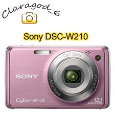 Sony Cyber-Shot DSC-W210 12.1MP CCD Vintage Digital Camera Pink