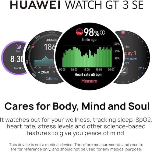 Huawei Watch GT 3 SE Fitness Tracker Smart Watch - Black - Afbeelding 5 van 7
