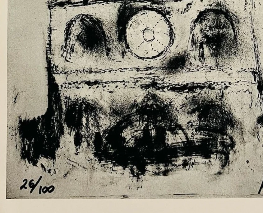 Impresión original firmada a mano por Marc Chagall con certificado de autenticidad y +$3.500 USD de valoración Foto 3 de 4