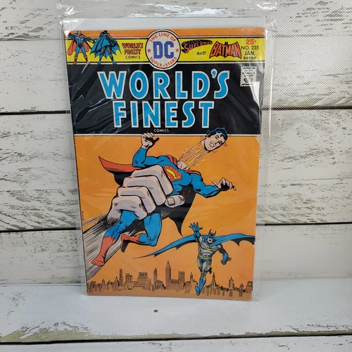 DC Worlds Finest Comics #235 Vol. 36 1976 Superman Vintage Comic Book Sleeved