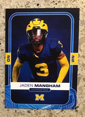 2025 Valiant Michigan Wolverines Football Jaden Mangham FREE Shipping