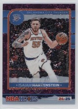 2024-25 Panini NBA Hoops Premium Purple Winter Prizm Isaiah Hartenstein #139 3g6