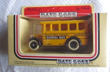 Lledo1983 1:64 Die Cast Days Gone Union Free School District 17 School Bus No 7 - Picture 1 of 1