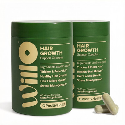 2Pack Positiv Willo Hair Care Support Growth For Women Hair Health Capsules