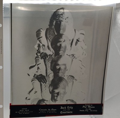 C2426/ Jack Ely and the Courtmen Negativ US Rock- Popgruppe ca.1968 23 x 20 cm