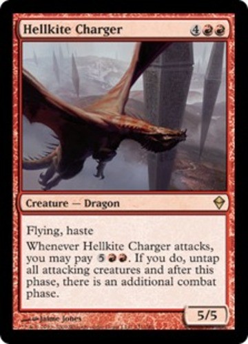 1x Hellkite Charger Heavy Play MTG Magic - Kid Icarus -
