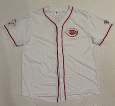 Cincinnati Reds Spencer Steer #7 Bally Sports SGA White Jersey Size XL MLB