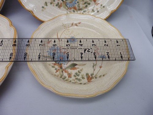 Mikasa Blue Daisies 3- Dinner Plate 10 3/4" 1 - Salad Plate 8" SET OF 4 LOVELY - Picture 3 of 9