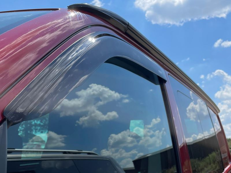 Just Kampers Pair Cab Window Rain & Wind Deflector Smoked VW T5 and T6