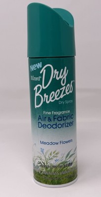 Wizard Dry Breezes Spray Air Fabric Deodorizer Meadow Flowers Vintage 1984 NOS