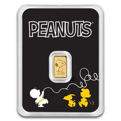 1/2 gram Gold Bar - Peanuts® Snoopy (75th Anniversary) | eBay