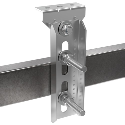 4 PCS 8" Galvanized Swivel Top Bunk Bracket Kit with Hardware for 3"x3",2"x3"... - Foto 5 di 7