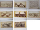 John Brown family and Harper’s Ferry Stereoview Lot Civil War era grave + CDV