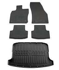 Gummi Fußmatten Kofferraumwanne für Seat Ateca ab 2020- Gummimatten Set