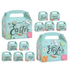 12Pcs Festive Party Box Candy Box Easter Biscuit Case Festival Gift Packaging