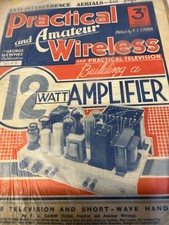 PRACTICAL WIRELESS MAGAZINE OCT 1937 VOL 11 NO;267 RARE VINTAGE