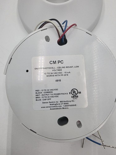 Acuity Sensor Switch CM PC Occupancy Sensor Ceiling Mount On/Off Photocell - Picture 10 of 12