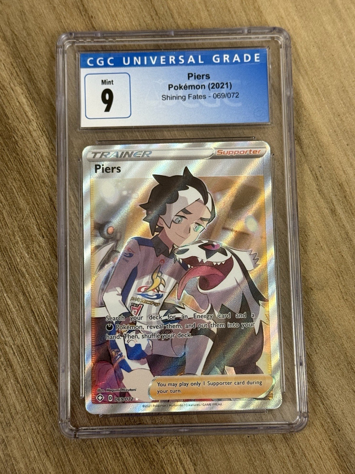 Pokemon Shining Fates Piers 069/072 CGC 9