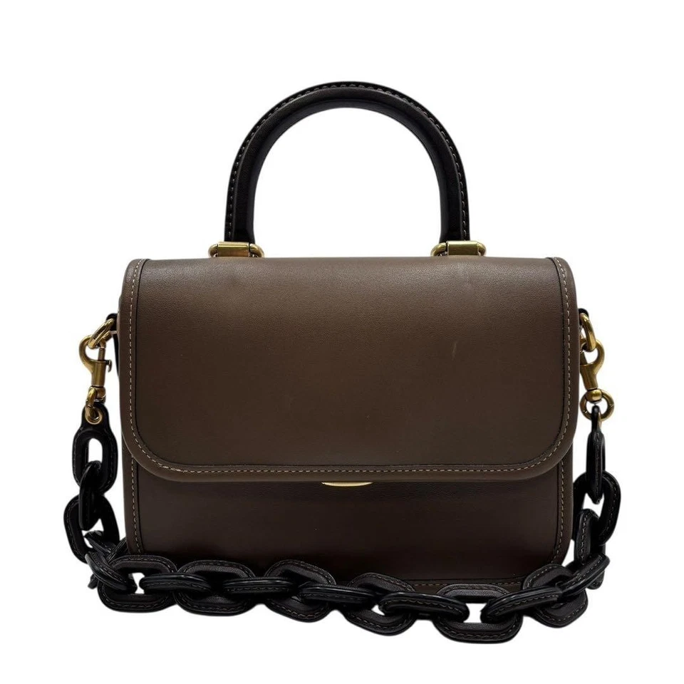 Coach Rogue Top Handle Color Block Glovetanned Leather Hand Bag C6860 - Image 2 of 4