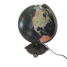 Black Vintage Original Antique World Globes & Celestial Globes for