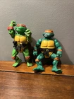 Vintage TMNT Figure Lot Of 2 Teenage Mutant Ninja Turtles-