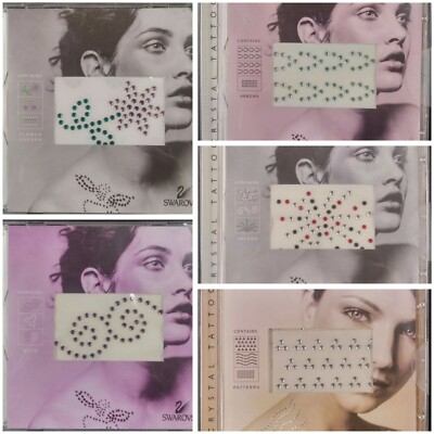 SWAROVSKI CRYSTAL TATTOOS ASSORTED PATTERNS