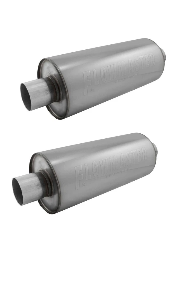 Flowmaster 12514310 Juego de 2 silenciadores DBX de entrada/salida central de 2,5" Foto 2 de 4
