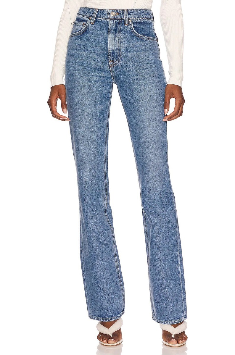 ★NEW★[ LAGUNA BLUE ] MELANIE-S GRLFRND Melanie High Rise Boot Cut BLUE JEAN WOMENS SIZE 23