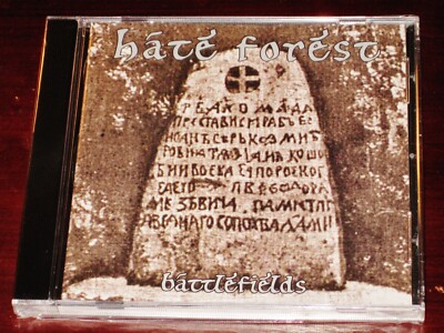 Hate Forest: Battlefields CD 2020 Reissue Osmose Production France OPCD259-1 NEW
