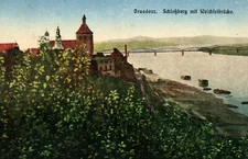 AK* Graudenz-Schloßberg with Vistula Bridge (AB)20869