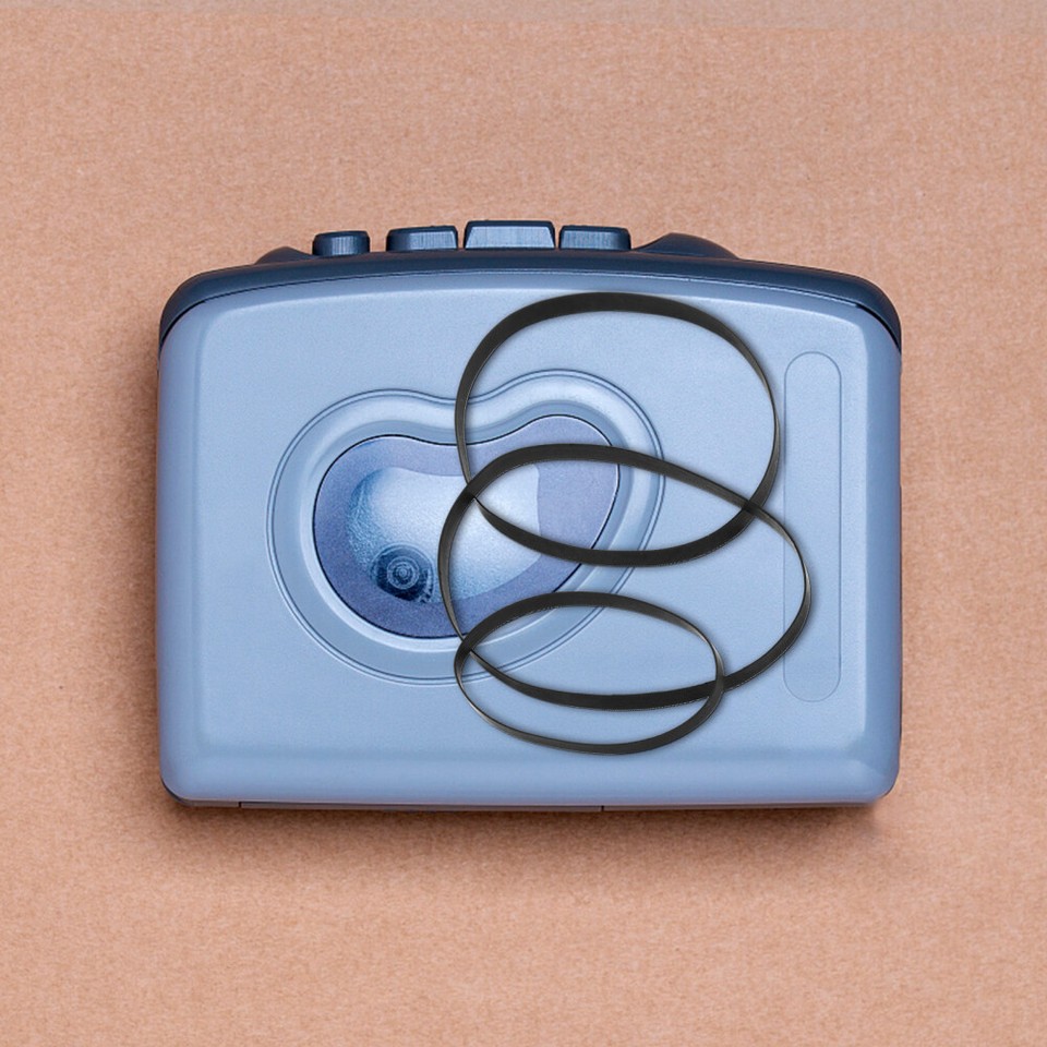 50 Pieces DVD Drive Belt Tape Recorder Multiple Use Replacement