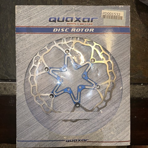Rotor flotante ultraligero Quaxar AZUL 160 mm 69g! Cannondale Merida Ergon - Imagen 1 de 4