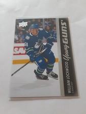 2021-22 Upper Deck William Lockwood Young Guns Rookie #490 Vancouver Canucks YG