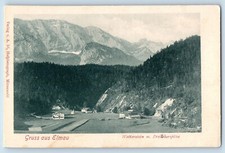 Austrlia Postcard Greetings from Elmau Wetterstein Three Goal Top c1905