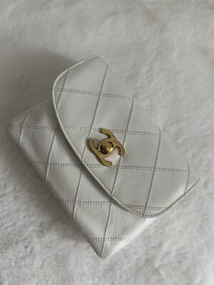 Chanel Vintage 90's Waist Belt Bag Fanny Pack Pouch