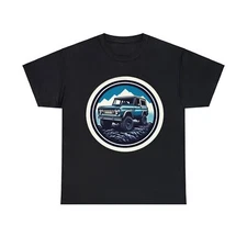 Adult T Shirt VTG Style Off-Road SUV Mountain Adventure Garage Restoration Mud