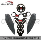 Tank Pad Cover Grip Stickers Decals For Suzuki GSXR600 GSXR750 2008 2009 2010 K8