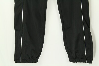 Lotto Italian Sport Design Boys Black Athletic Track Pants Size