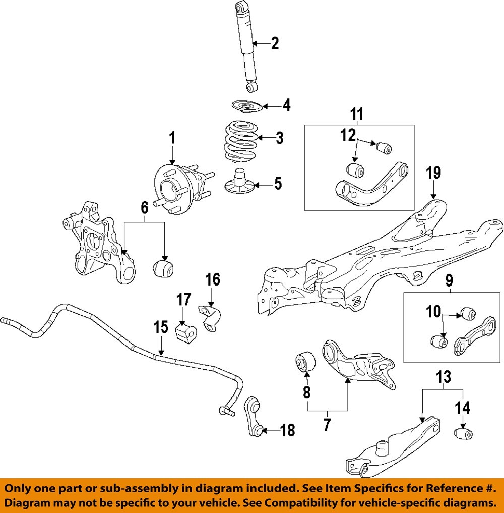 Chevrolet GM OEM 13-15 Malibu Rear-Shock Absorber or Strut 