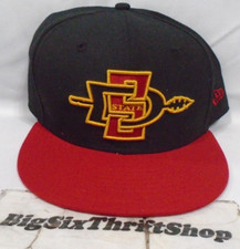San Diego State University SDSU Aztecs New Era 59FIFTY Fitted Hat Cap Size 8