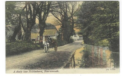 ALTE WELCH POSTKARTE UM 1900 - BOURNEMOUTH - SHADY LANE AT HOLDENHURST