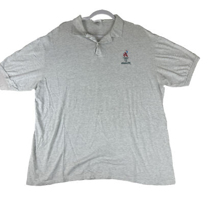 Vintage Hanes Olympics Games  Men's Polo Size XL Atlanta 1996 MADE USA