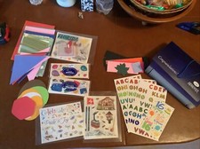 Creative Memories lot Stickers, Die cuts etc