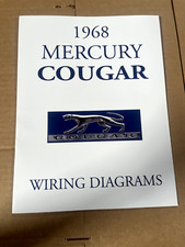 1968 Mercury Cougar Wiring Diagram Booklet