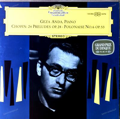 Chopin - Géza Anda - 24 Preludes Op. 28   Polonaise No. 6 Op. 53 LP '